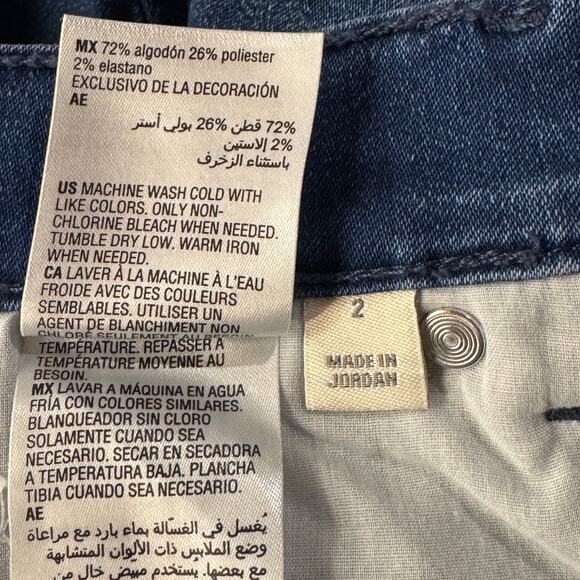 Style & Co SZ 2 Boot Leg Bootcut Jeans Mid-Rise Stretch Pockets Zip-Fly Blue - Picture 8 of 8